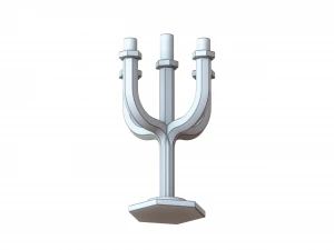 Hexagonal Candle Tree Holders 3D Print Model