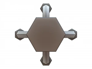 Hexagonal Candle Tree Holders 3D Print Model