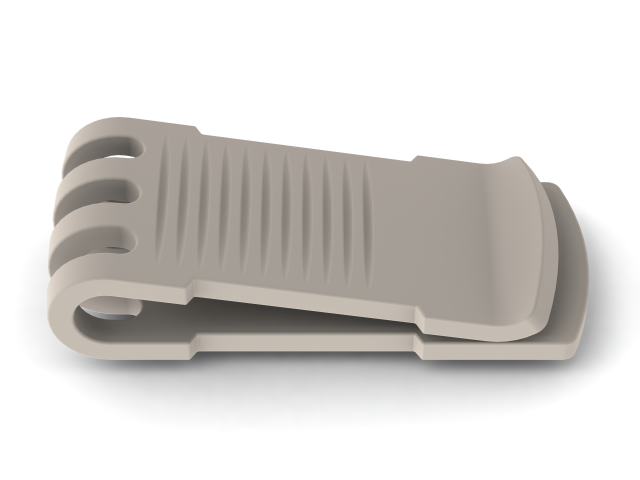 Plastic Money Wallet Clip 3D प्रिंट मॉडल .c4d .max .obj .3ds .fbx .stl .blend 
