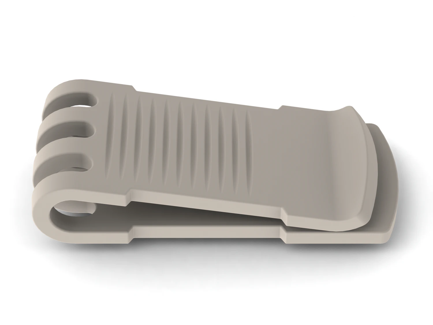 Plastic Money Wallet Clip 3D Print Model .c4d .max .obj .3ds .fbx .stl .blend