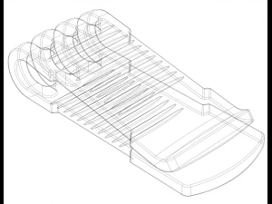Plastic Money Wallet Clip 3D Print Model