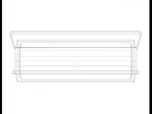 Plastic Card Holder Stand 3D Print Model