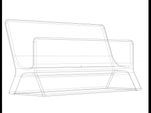 Plastic Card Holder Stand Modèles 3D en vedette