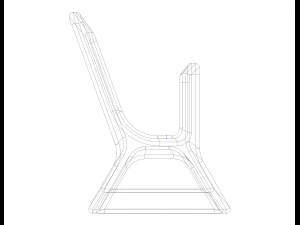 Plastic Card Holder Stand 3D Print Model