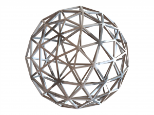 Wireframe Shape Pentakis Snub Dodecahedron 3D Print Model