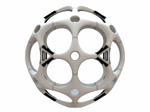 Wireframe Shape Geometric Holes Pattern Ball 3D-printmodel