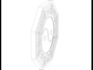 Chinese Taiji and Bagua 3D Print Model