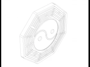 Chinese Taiji and Bagua 3D Print Model