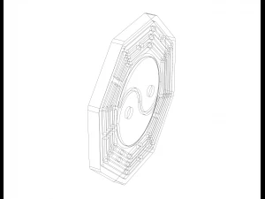 Chinese Taiji and Bagua 3D Print Model