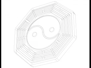 Chinese Taiji and Bagua 3D Print Model