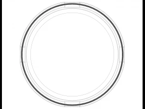 Plastic Cigarette Ashtray 3D Print Model
