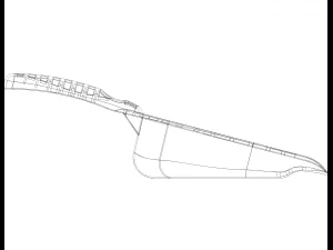 Open Clean Plastic Dustpan 3D Print Model