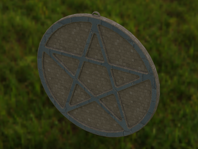 Plastic Pendant Star 3D Принт Модель .c4d .max .obj .3ds .fbx .stl .blend 