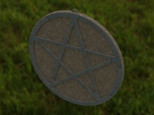 Plastic Pendant Star 3D Print Model