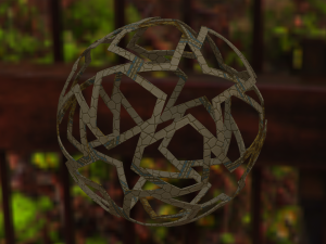 Wireframe Shape Geometric Finale Ball 3D Baskı Modeli