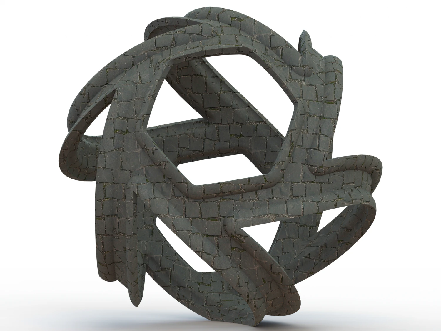 Wireframe Shape Geometric Keyshot Ball 3D Print Model .c4d .max .obj .3ds .fbx .stl .blend 