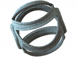 Wireframe Shape Geometric Keyshot Ball 3D Print Model