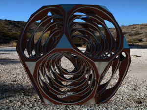 Kesilmiş Turners Dodecahedron 3D Baskı Modeli