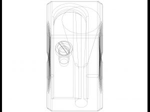 General Plastic Pencil Sharpener 3D-Modell
