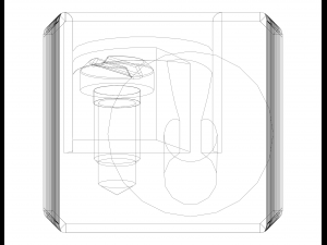 General Plastic Pencil Sharpener 3D-Modell
