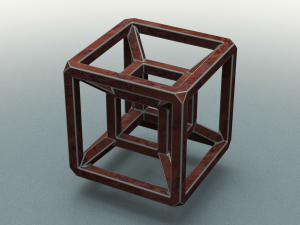 SQ Tesseract Hypercube 3D 打印模型