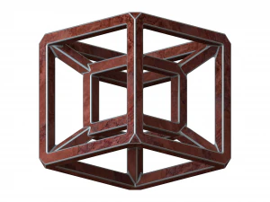 SQ Tesseract Hypercube 3D Print Model