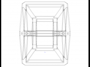 SQ Tesseract Hypercube 3D 打印模型