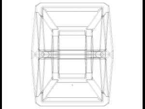 SQ Tesseract Hypercube 3D Print Model