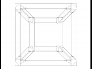 SQ Tesseract Hypercube 3D 打印模型