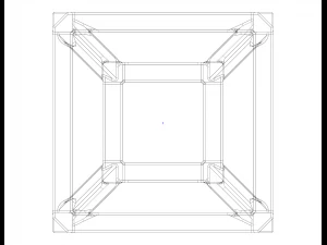 SQ Tesseract Hypercube 3D Print Model