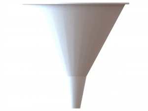Plastic Round Shaped Utility Funnel 3D Print Model
