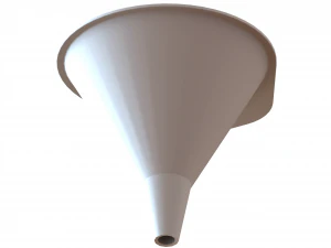 Plastic Round Shaped Utility Funnel 3D Print Model