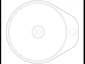 Plastic Round Shaped Utility Funnel 3D Print Model