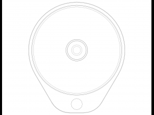 Plastic Round Shaped Utility Funnel 3D Print Model