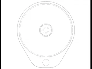 Plastic Round Shaped Utility Funnel 3D Print Model