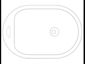 Plastic Slot Shaped Funnel 3D Print Model