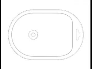 Plastic Slot Shaped Funnel 3D Print Model