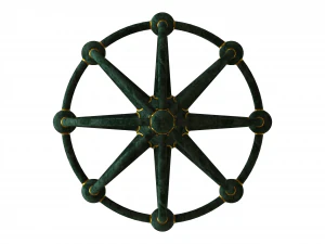 Wireframe Shape Geometric Sphere Linked 3D Print Model