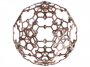 Wireframe Shape Sierpinski Buckyball 3D Print Model