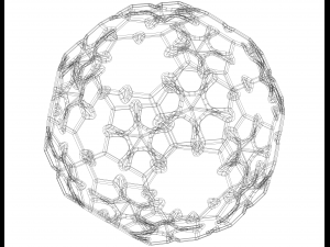 Wireframe Shape Sierpinski Buckyball 3D Print Model