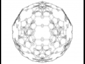 Wireframe Shape Sierpinski Buckyball 3D Print Model