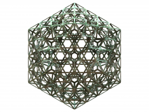 Wireframe Shape Icosahedron Flake Modelo de Impressão 3D