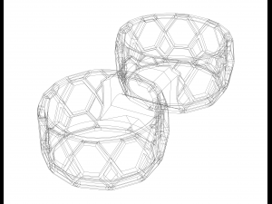 Dual Round Plastic Holder 3D 打印模型