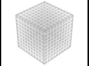 Simple Cubic Lattice Structure 3D 打印模型