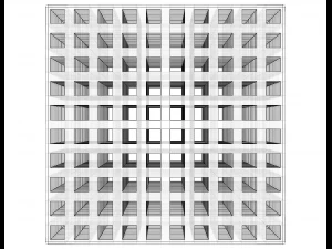 Simple Cubic Lattice Structure 3D Print Model