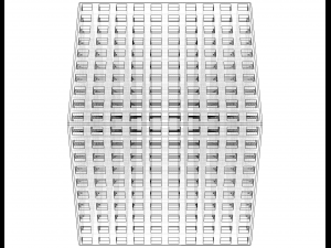 Simple Cubic Lattice Structure 3D 打印模型