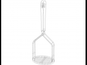 Manual Potato Masher Press 3D प्रिंट मॉडल