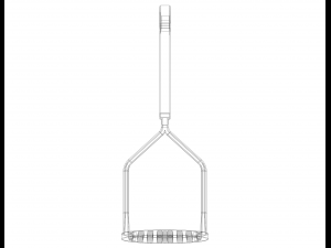 Manual Potato Masher Press 3D प्रिंट मॉडल