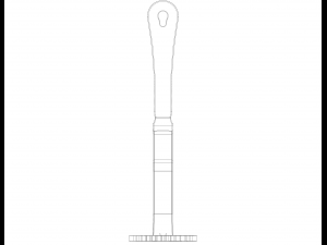Manual Potato Masher Press 3D प्रिंट मॉडल