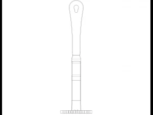 Manual Potato Masher Press 3D Print Model